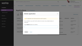 A student's profile in Xello. A college application added by the educator is being deleted. There's a banner that says "This application may include tasks that are still in progress" with a note that after deleting it, they won't be able to recover any related tasks or requests.